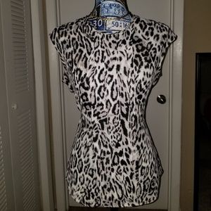 Black and White blouse